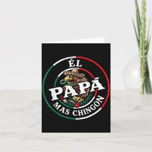 Vaderdag El Papa Mas Chingon Spaans Mexicaans Kaart