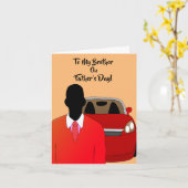 Vaderdag en Stropdas van de Afrikaanse Amerikaanse Kaart (Gele Bloem)