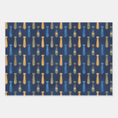 Vaderdag en Stropdassen Papieren vellen verpakken (Voorkant)