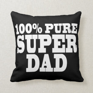Vaderdag en vaders verjaardag : 100% pure Super Pa Kussen