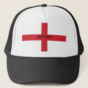 Vaderdag, Engeland Vlag Beste Vader Trucker Pet