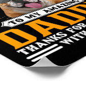 Vaderdag Engelse Bulldog Dog Papa Gifts Voor Manne Poster (Hoek)