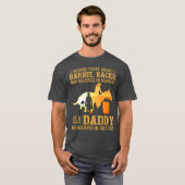 Vaderdag Equestrische vader, Barrel dad T-shirt (Voorkant volledig)