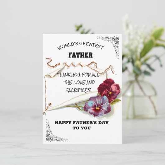 VADERDAG ESPECIAL1 BEDANKKAART (Staand voorkant)