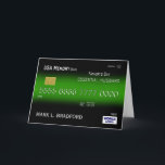 Vaderdag Essential Husband, Credit Kaart, Groen Kaart<br><div class="desc">Laat uw man zich echt essentieel voelen met deze unieke creditcard,  groet. Personaliseer het front met zijn naam.</div>