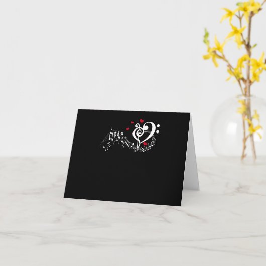 Vaderdag Fab Dad Musical Bass Clef Kaart (Gele Bloem)