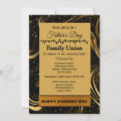 Vaderdag Family Union Gold Curls Bladwervels Kaart (Voorkant)