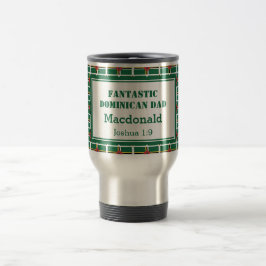Vaderdag FANTASTIC DOMINICA DAD Personalizeerd Reisbeker
