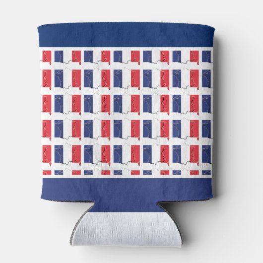 Vaderdag FANTASTIC FRENCH DAD - Gepersonaliseerd Blikjeskoeler (Achterkant)