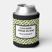 Vaderdag FANTASTIC JAMAICAN DAD Persoonlijk Blikjeskoeler (Blikje Voorkant)