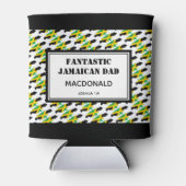 Vaderdag FANTASTIC JAMAICAN DAD Persoonlijk Blikjeskoeler (Voorkant)