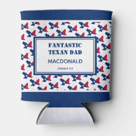 Vaderdag FANTASTIC TEXAN DAD, gepersonaliseerd Blikjeskoeler