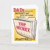 Vaderdag "Feature Card" Kaart (Voorkant)