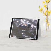 Vaderdag-feestbegroeting of briefkaart (Gele Bloem)