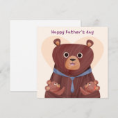 Vaderdag Feestdagenkaart (Voorkant / Achterkant)