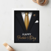 Vaderdag Flat Note-Kaart Notitiekaartje (Voorkant / Achterkant in situ)