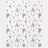 Vaderdag Fleece Blanket (Voorkant)