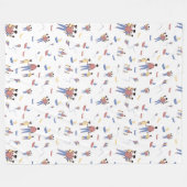 Vaderdag fleece deken (Voorkant (Horizontaal))