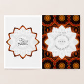 Vaderdag Folie Wenskaart van fleszegel Folie Kaarten (Binnen)