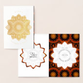 Vaderdag Folie Wenskaart van fleszegel Folie Kaarten (Display)