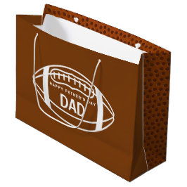 Vaderdag Football Gift Bag Groot Cadeauzakje