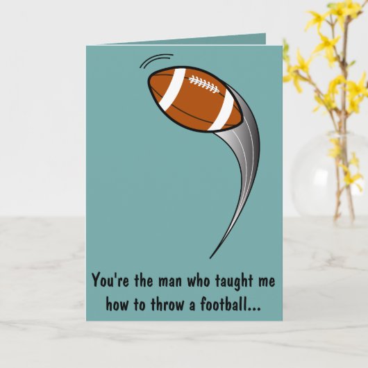Vaderdag: Football Kaart (Gele Bloem)