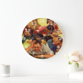 Vaderdag, Football Kinder en Familiehond Grote Klok (Huis)