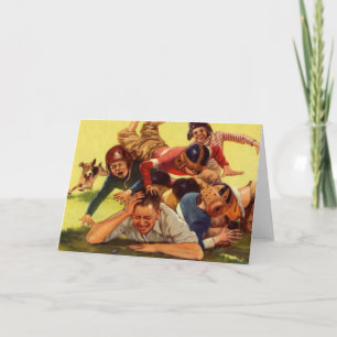  Vaderdag, Football Kinder en Familiehond Kaart
