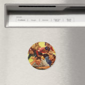  Vaderdag, Football Kinder en Familiehond Magneet (Insitu (Vaatwasser))