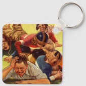  Vaderdag, Football Kinder en Familiehond Sleutelhanger (Achterkant)