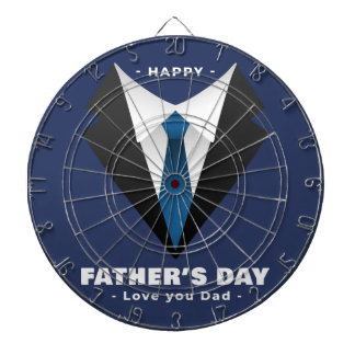 Vaderdag. Formeel pak. Dartbord