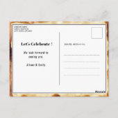 Vaderdag Foto  BBQ Party Briefkaart (Achterkant)