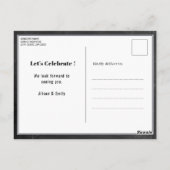 Vaderdag Foto BBQ Party Invitation Briefkaart (Achterkant)