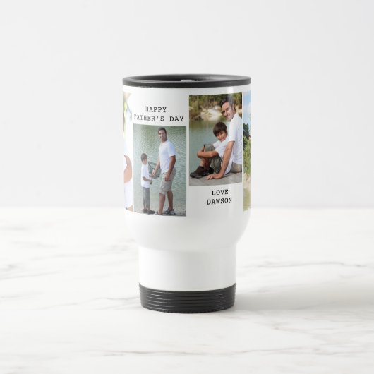 Vaderdag Foto collage 4 Verticale foto Reisbeker (Center)