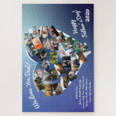 Vaderdag Foto Collage Gift Custom Puzzle Legpuzzel (Verticaal)
