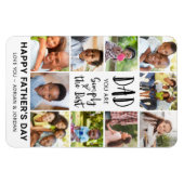 Vaderdag Foto Collage Persoonlijk Magneet (Horizontaal)