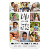 Vaderdag Foto Collage Persoonlijk Magneet (Verticaal)