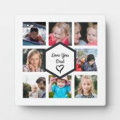 Vaderdag Foto Collage White Fotoplaat (Voorkant)