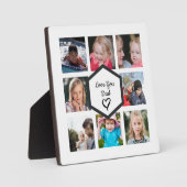 Vaderdag Foto Collage White Fotoplaat (Voorkant)