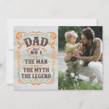 Vaderdag Foto De Man De Mythe De Legende