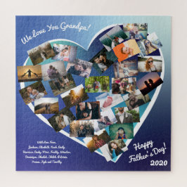 Vaderdag Foto Grandfather Gift Custom Puzzle Legpuzzel