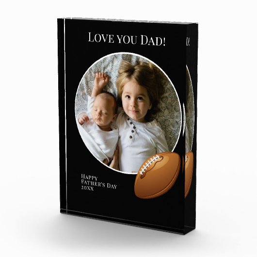 Vaderdag Foto met Football (Rechts)