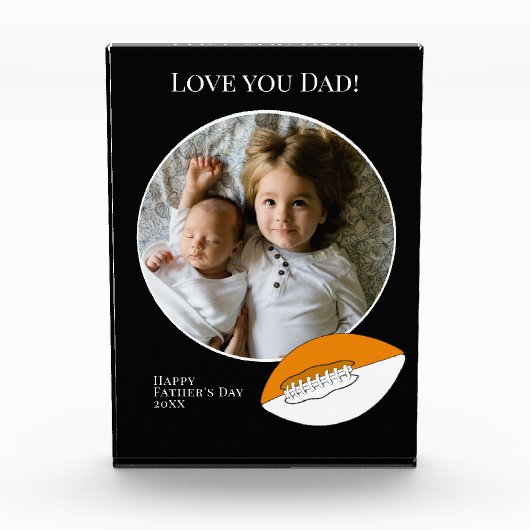 Vaderdag Foto met Football (Voorkant)