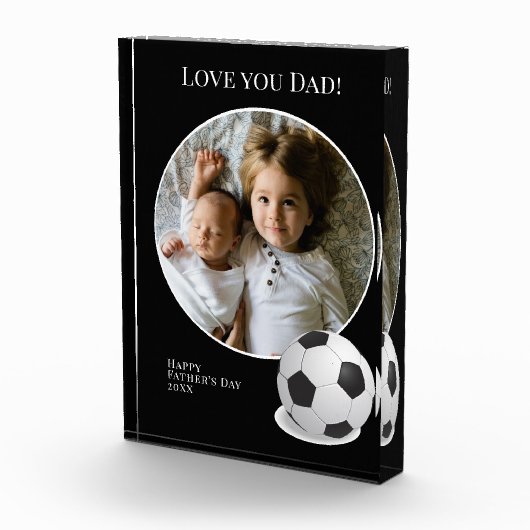 Vaderdag Foto met Voetbal (Rechts)