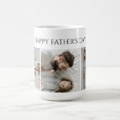 Vaderdag Foto Mok – Aangepaste 3 Foto's & Tekst (Center)