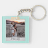 Vaderdag Foto Nieuwe Papa Cool Daddy Sleutelhanger (Achterkant)