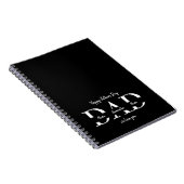 Vaderdag Foto Notitieboek - Namen van aangepaste K (Rechterzijde)