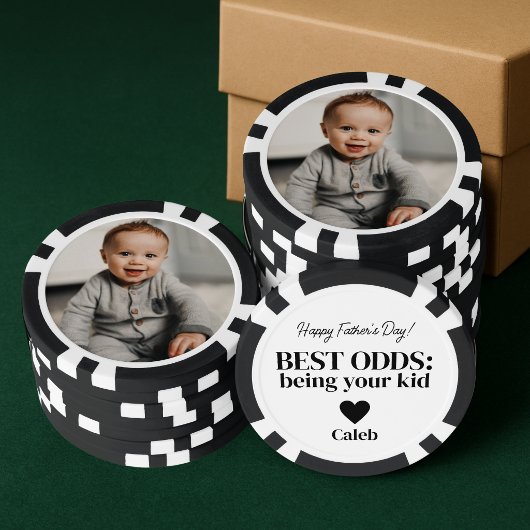 Vaderdag Foto Poker Chip voor Papa: Beste Kansen