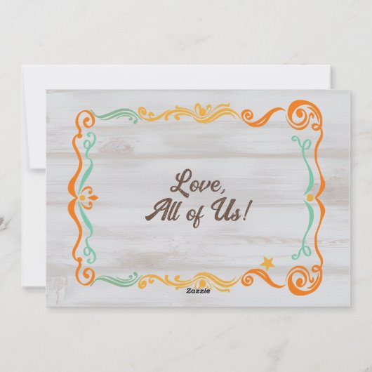 Vaderdag Foto van het Man The Myth the Legend Feestdagenkaart (Achterkant)