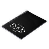 Vaderdag Fotoboek – Aangepaste kinderennamen Notitieboek (Linkerzijde)